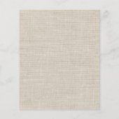 Eukalyptus Burlap Wedding rettet das Datum (Rückseite)