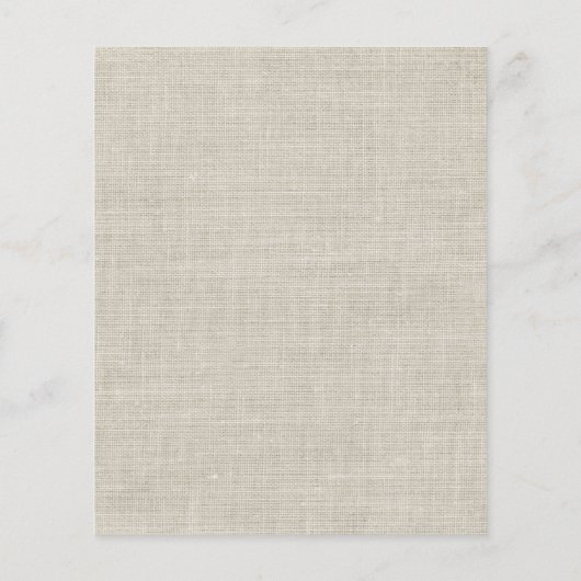 Eukalyptus Burlap Wedding rettet das Datum (Rückseite)