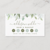 Eukalyptus Business Treuekarte (Vorderseite)