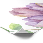 Eukalyptus Calligraphy Floral Welcome Wedding Poster (Ecke)