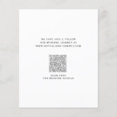 Eukalyptus Calligraphy Save the Date (Rückseite)