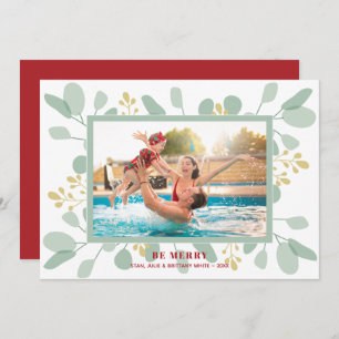 Eukalyptus Christmas Foto Feiertagskarte