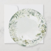 Eukalyptus Circle Save The Date (Rückseite)