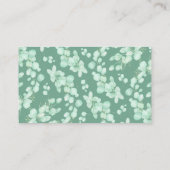 Eukalyptus Clean QR Code Hochzeitswebsite Begleitkarte (Rückseite)