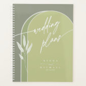 Eukalyptus Color Tones Wedding Green ID901 Planer (Vorderseite)