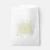 Eukalyptus Color Tones Wreath Yellow ID901 Geschenktütchen (Vorderseite)