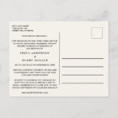 Eukalyptus-Creme Ankündigungspostkarte (Rückseite)