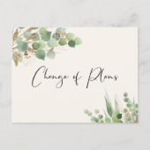 Eukalyptus-Creme Ankündigungspostkarte (Vorderseite)