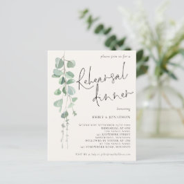 Eukalyptus Creme Probe Abendessen Einladung
