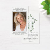 Eukalyptus-Cross-Gedenkkarte (Schreibtisch)