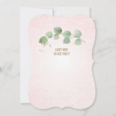 Eukalyptus Custom Cocktail Party Einladung (Rückseite)