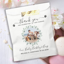 Eukalyptus Custom Dog Foto Danke Pet Wedding