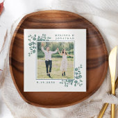 Eukalyptus Custom Foto Botanical Blätter Wedding Serviette