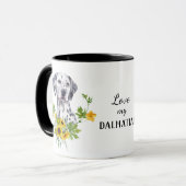 Eukalyptus-Dalmatiner Tasse (Vorderseite Links)