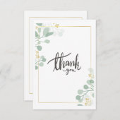 Eukalyptus Dankeschön Karte (Vorne/Hinten)