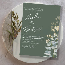 Eukalyptus Dark Green Wedding