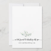 Eukalyptus Das Abenteuer beginnt mit der Einladung (Rückseite)