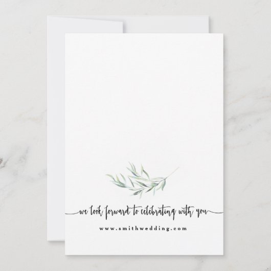 Eukalyptus Das Abenteuer beginnt mit der Einladung (Rückseite)