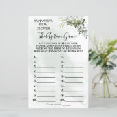 Eukalyptus Das zweisprachige Schürze-Brautparty (Stehend Vorderseite)