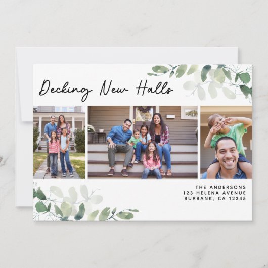 Eukalyptus Decking New Halls Veränderung der Adres Ankündigung (Vorderseite)