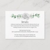 Eukalyptus-Detailverpackungskarten für die Rosen Begleitkarte (Vorderseite)