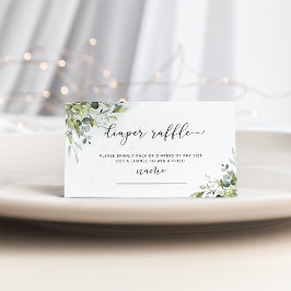 Eukalyptus-Diaper Gewinnkarte Begleitkarte