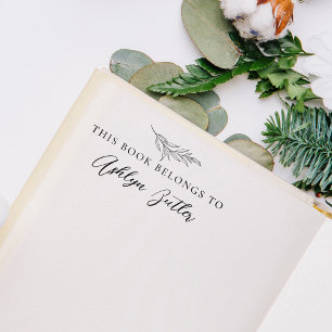 Eukalyptus Dieses Buch gehört zur Briefmarke Gummistempel