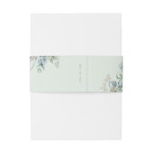 Eukalyptus Double Happiness Wedding Einladung Einladungsbanderole (Rückseitenbeispiel)