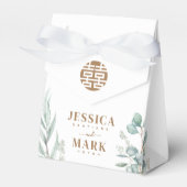 Eukalyptus Double Happiness Wedding Geschenkschachtel (Vorderseite)
