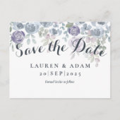 Eukalyptus Dusty Blue Ankündigungspostkarte (Vorderseite)