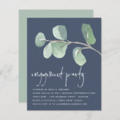 Eukalyptus Dusty Navy Blue Engagement Party (Vorne/Hinten)