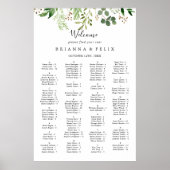 Eukalyptus Einfache Alphabetisierungsdiagramme Poster (Vorne)