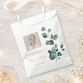 Eukalyptus | Einfache Foto-Trauer-Samen Geschenktütchen (Ausgeschnitten)