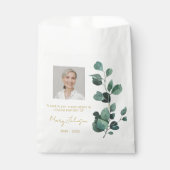 Eukalyptus | Einfache Foto-Trauer-Samen Geschenktütchen (Vorderseite)