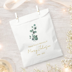 Eukalyptus Einfaches Samenpaket Begräbnis Geschenktütchen