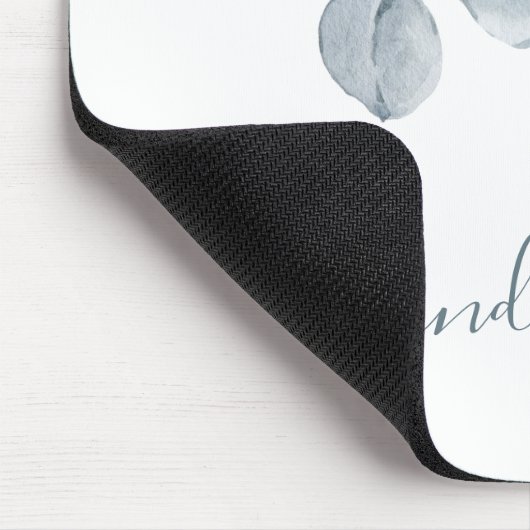 Eukalyptus-Einfachheit Mousepad (Ecke)