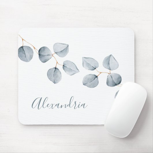 Eukalyptus-Einfachheit Mousepad (Mit Mouse)