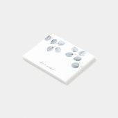 Eukalyptus-Einfachheit Post-it Klebezettel (angewinkelt)