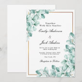 Eukalyptus Einladung (Vorne/Hinten)