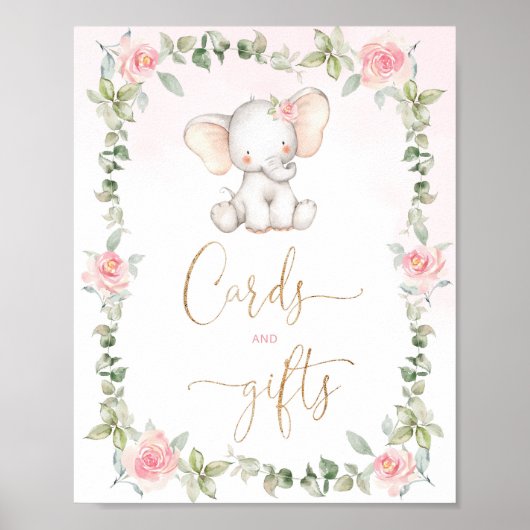 Eukalyptus-Elefanten Poster (Vorne)