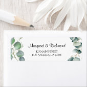 Eukalyptus Elegant Greenerity Wedding Rücksendeadr (Insitu)