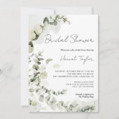 Eukalyptus Elegant Modernes Brautparty Einladung (Vorderseite)