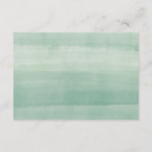 Eukalyptus-Empfang-Abschlusskarte Begleitkarte (Rückseite)