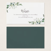 Eukalyptus Enclosure Card auf der Webseite für Hoc (Vorne & Hinten)