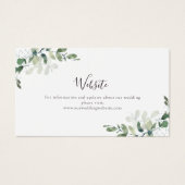 Eukalyptus Enclosure Card auf der Webseite für Hoc (Vorderseite)