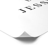 Eukalyptus-ENGAGEMENT-PARTEI - Begrüßungszeichen Poster (Ecke)