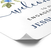 Eukalyptus-ENGAGEMENT-PARTEI - Begrüßungszeichen Poster (Ecke)