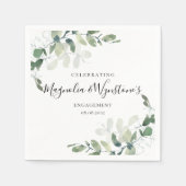 Eukalyptus-Engagement Serviette (Vorderseite)