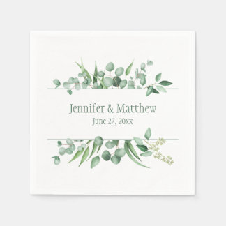 Eukalyptus Envy Empfang Napkins Serviette