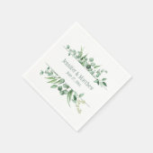 Eukalyptus Envy Empfang Napkins Serviette (Ecke)
